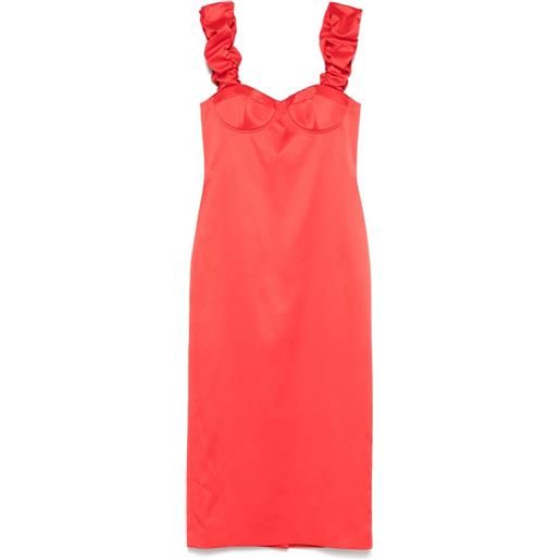 MOSCHINO JEANS abito midi - rosso