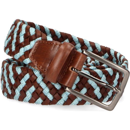 Paolo da ponte cintura intrecciata bicolor
