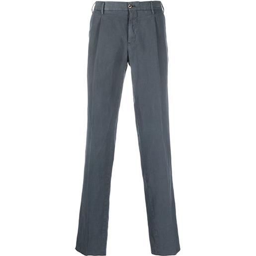 PT Torino pantaloni con pieghe - blu