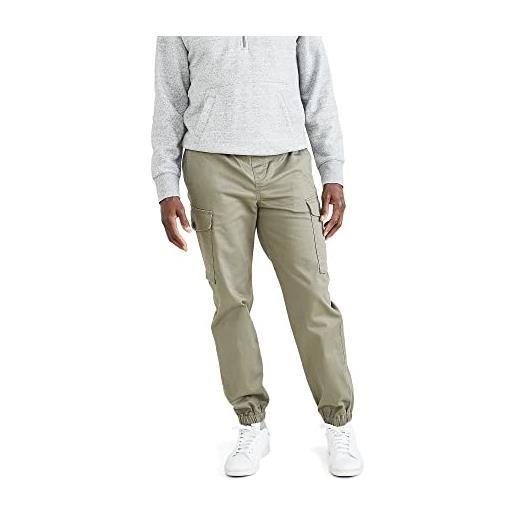 Pantaloni Della Tuta Uomo Essentials - Felpa Garzata, Stretti Alle Caviglie, Taglie Big & Tall, 100% Cotone - Foto 2