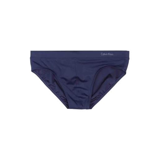 Calvin klein - costume bagno uomo slip km0km00084 brief slip m blu