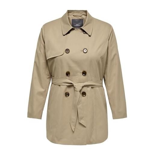 ONLY Carmakoma carvalerie trench otw noos, ginger root, s, ginger root, s