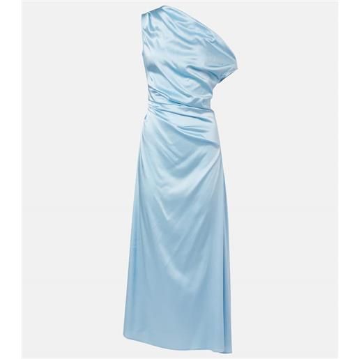 Staud abito da cocktail phare in raso di misto seta