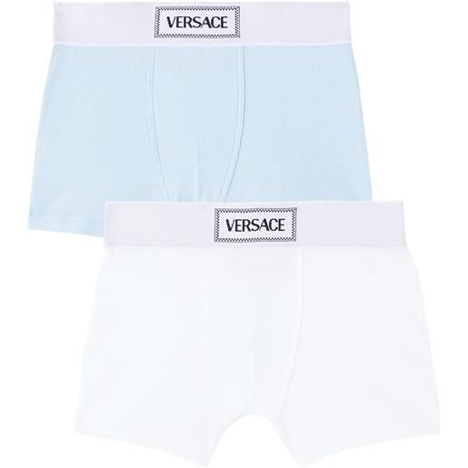 Versace Kids set di shorts '90s vintage in misto cotone