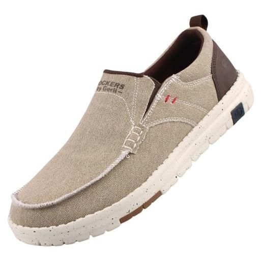 Dockers by Gerli pantofole da uomo, beige. , 45 eu