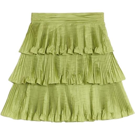 Valentino Garavani gonna in taffetà - verde