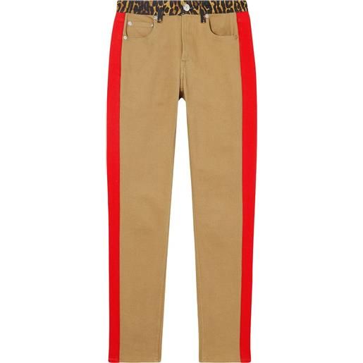 Burberry jeans skinny con stampa - toni neutri