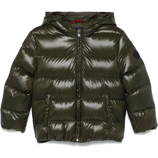 Fay Kids piumino con cappuccio - verde