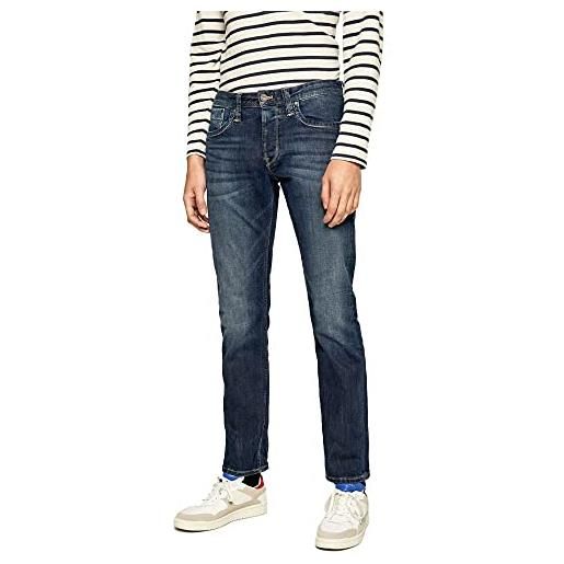 Pepe Jeans cash, jeans uomo, blue (denim-z23), 34w / 32l