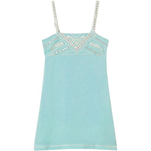 TWINSET embroidered cami dress - verde