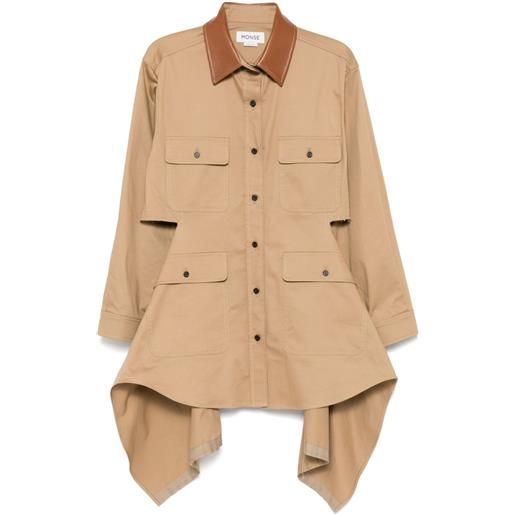 Monse giacca cargo destrutturata - marrone