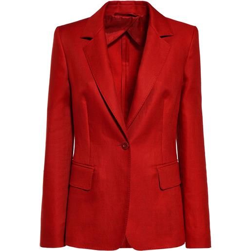 MAX MARA giacca in tela di lino