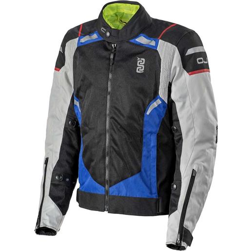 Oj Atmosfere giacca moto tessuto estiva oj tropical man grigio nero blu
