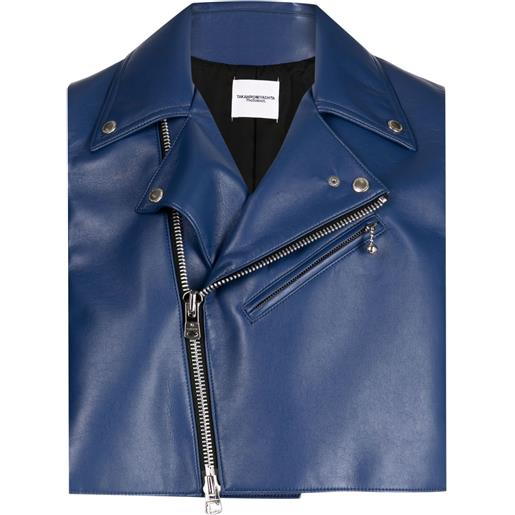 Takahiromiyashita The Soloist canotta con zip - blu