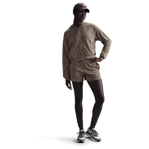 NIKE chll ft fz hdy giacca, visone marrone/vela, s donna