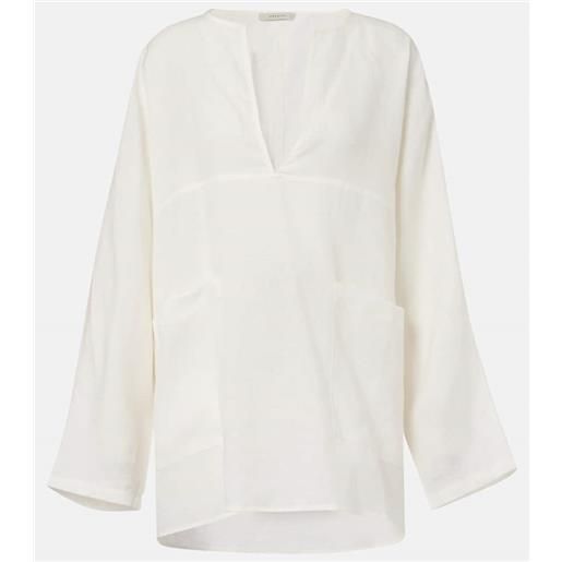 Asceno top oversize in lino