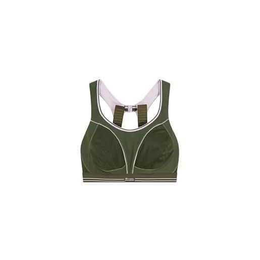 Champion shock absorber s5044 ultimate run bra, reggiseno sportivo donna, verde foresta (fon), 1g