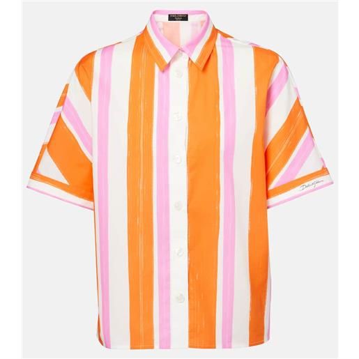 Dolce&Gabbana camicia in cotone a righe