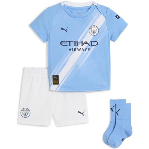 PUMA maglia gara home manchester city 25/26 per bimbi ai primi passi, abbigliamento, blu, 4-6m