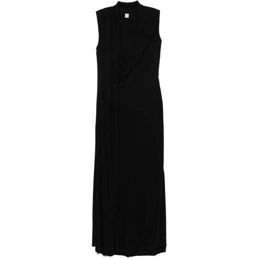 TOTEME abito con foulard - nero