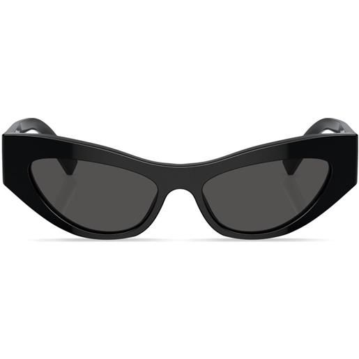 Dolce & Gabbana Eyewear occhiali da sole ovali - nero