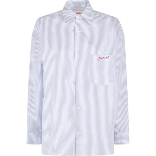 Fiorucci camicia in cotone - blu