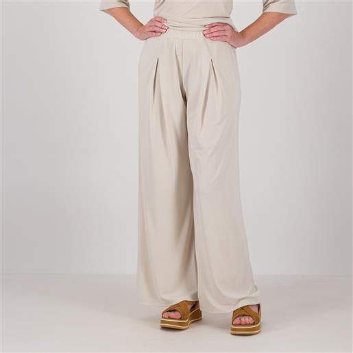 Bianca Della Torre pantaloni ampi con pieghe ed elastico in vita