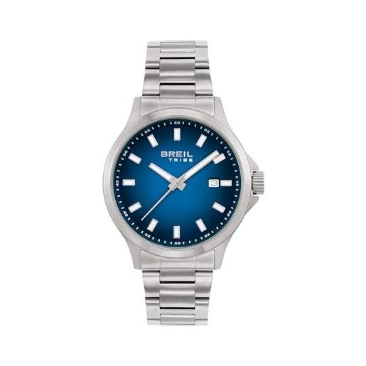 Breil Orologio Uomo, Collezione BRIDGE, Movimento Quarzo Analogico, Resistente all'acqua fino a 100 metri, Idee regalo Uomo