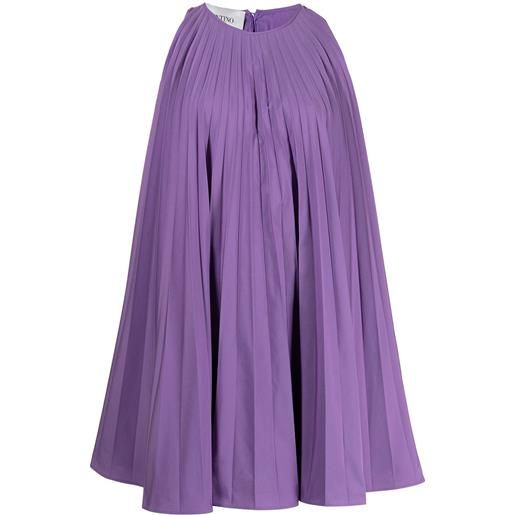 Valentino Garavani abito corto smanicato - viola