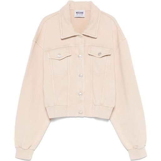 MOSCHINO JEANS giacca leggera in cotone - toni neutri