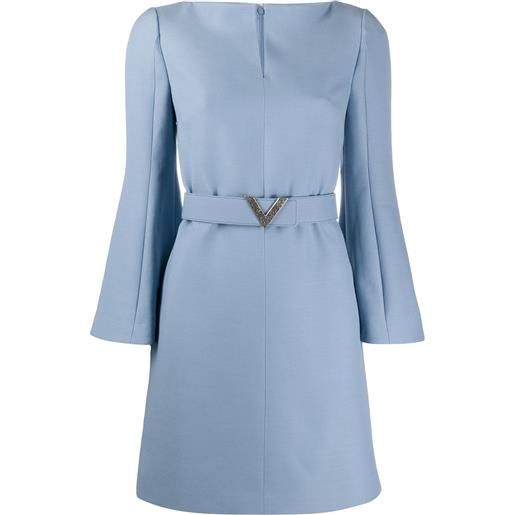 Valentino Garavani abito con cintura - blu