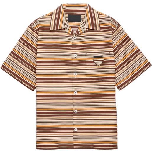 Prada short-sleeved cotton shirt