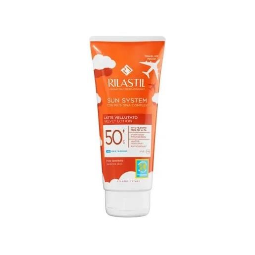 Rilastil sun spf50+ latte velluto 100 ml