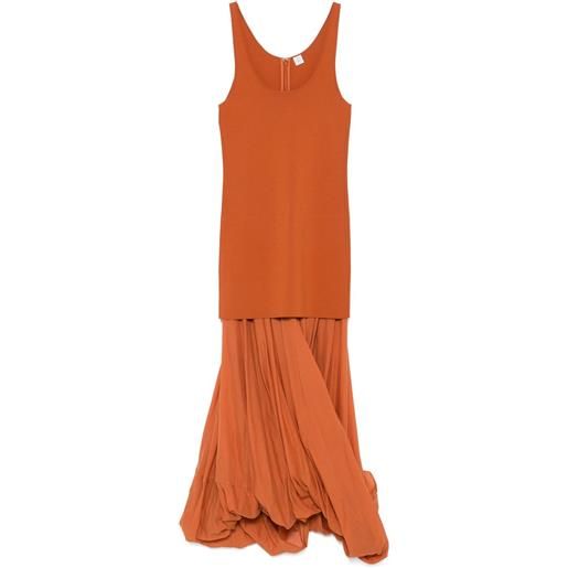 TOTEME abito smanicato cocoon - arancione