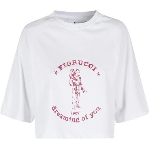 Fiorucci t-shirt dreaming of you - bianco