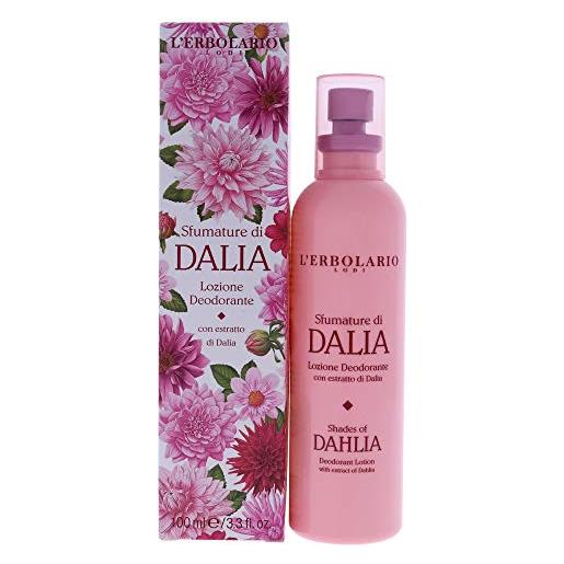 L'Erbolario sfumature di dalia lozione deodorante 100 ml, 100 millilitro