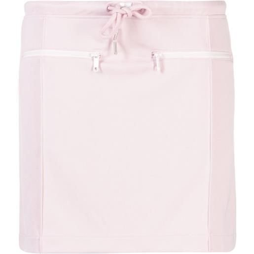 Courrèges minigonna con coulisse - rosa