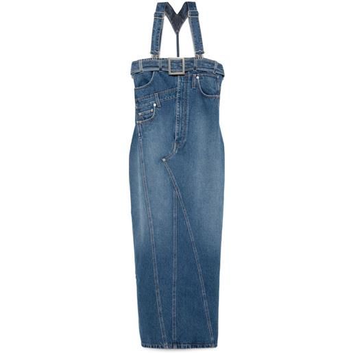 Jean Paul Gaultier abito the denim - blu