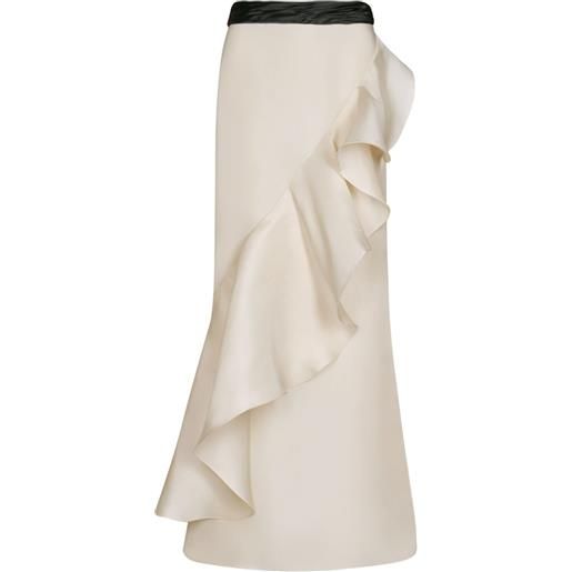 Johanna Ortiz gonna in seta - toni neutri