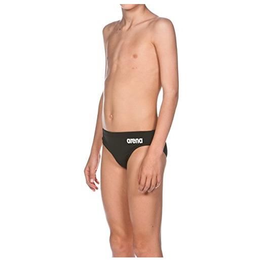 Arena solid junior costume da bagno bambino, costume slip piscina in tessuto max. Life con massima resistenza al cloro e protezione uv 50+