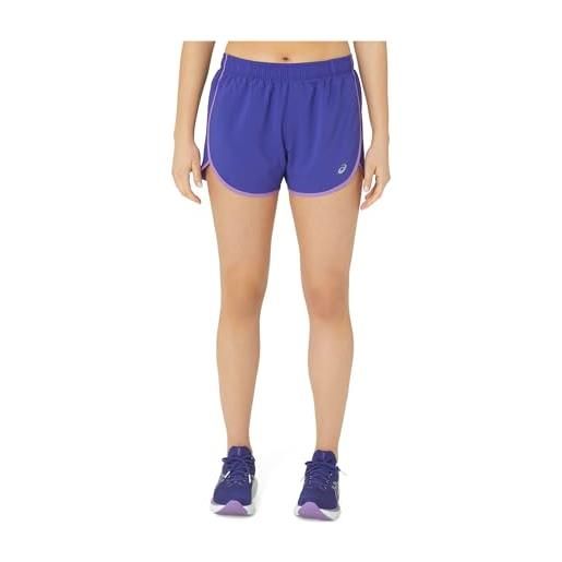ASICS 2012c740-400 icon 4in short pantaloncini donna eggplant taglia xs
