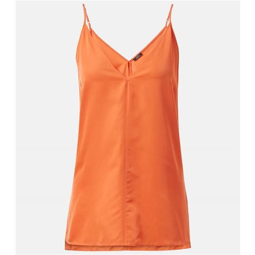 Joseph top aragon in cotone e seta