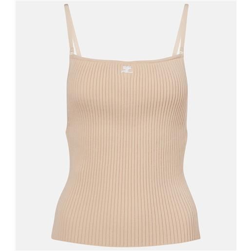 Courreges courrã¨ges tank top con logo