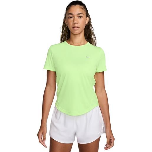 Nike t-shirt tempo donna giallo fluo