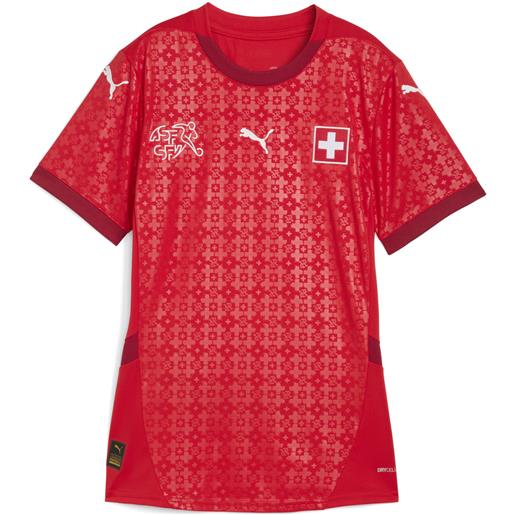PUMA maglia gara home nazionale femminile svizzera 2025 da donna, accessori, rosso, xxs