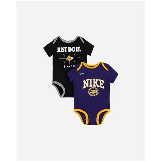 Nike set 2 creeper lakers jr - maglia basket - viola