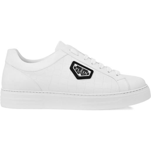 Philipp Plein sneakers in pelle - bianco