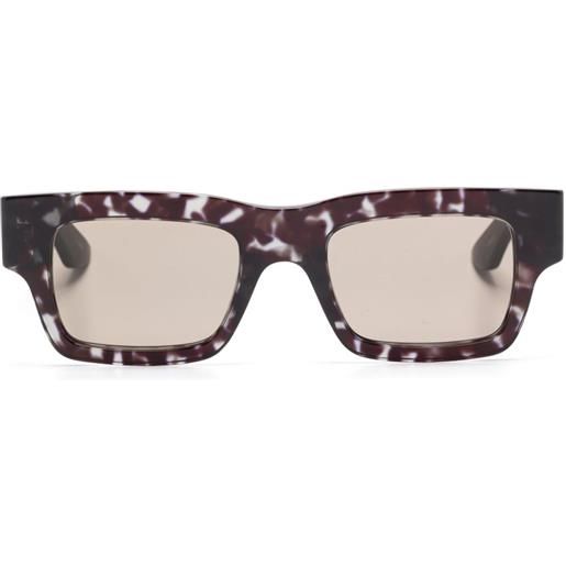 Alexander McQueen Eyewear occhiali da sole squadrati - nero
