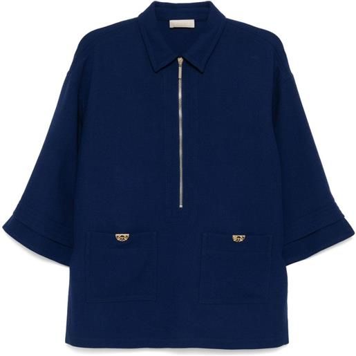 Elie Saab blusa in crêpe de chine