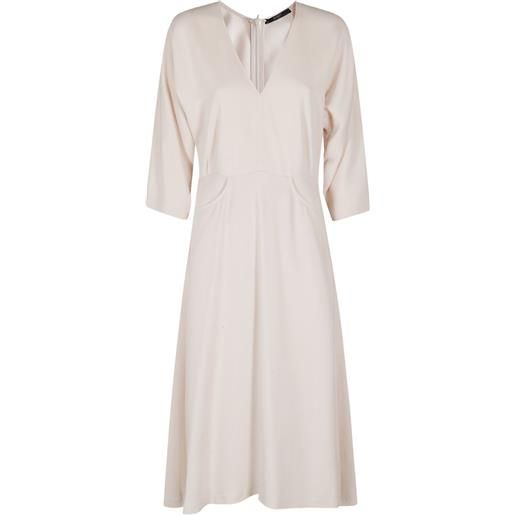 Seventy abito midi in cady - toni neutri
